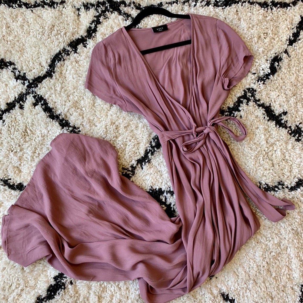 VICI wrap dress, full length!